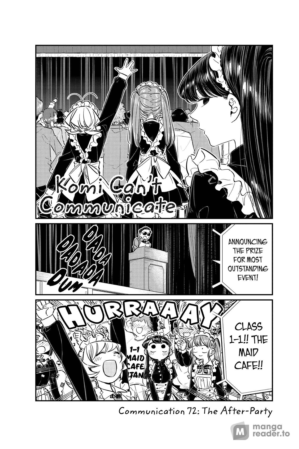 Komi Can’t Communicate, Chapter 72 image 1